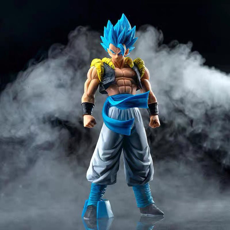 22cm Dragon Ball Super Saiyan Blue Hair Gogeta Anime Hand Model
