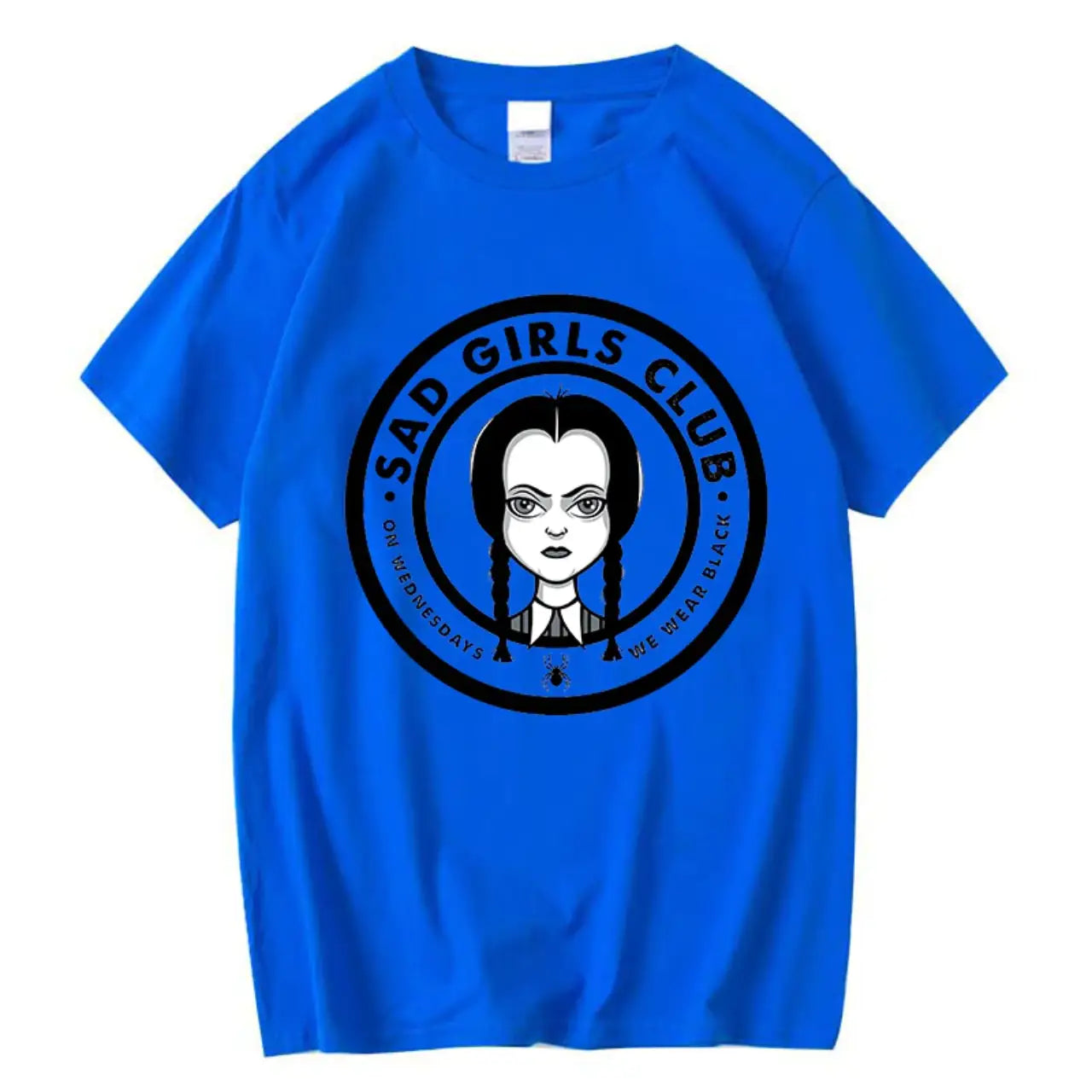 Wednesday Addams Family Sad Girls Club T Shirt