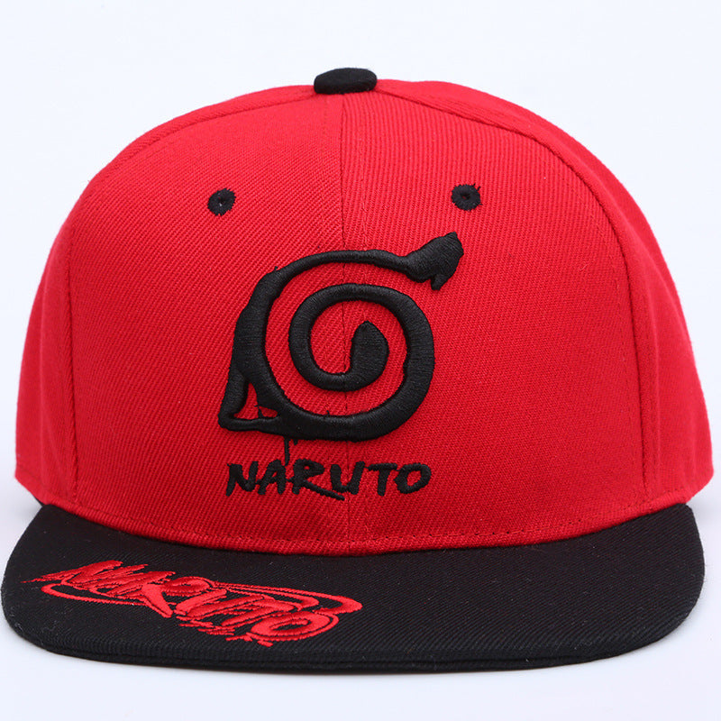 Anime Naruto Hip Hop Hat Embroidery Snapback Cap