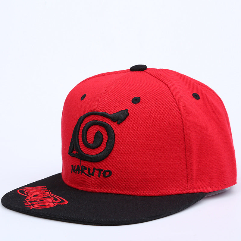 Anime Naruto Hip Hop Hat Embroidery Snapback Cap