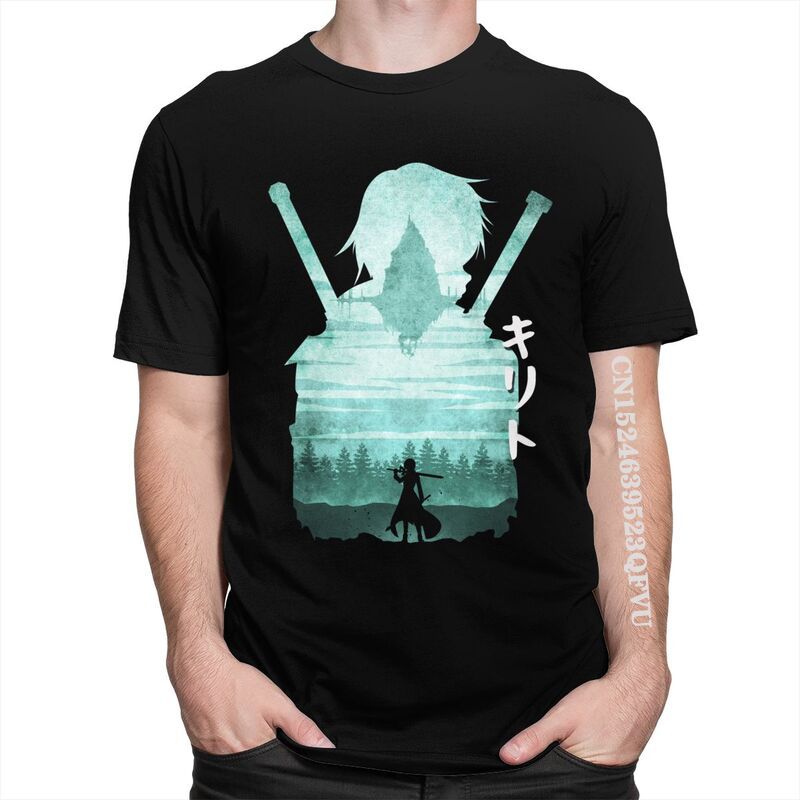 Sword Art Online Kirito Kazuto Kirigaya T shirt