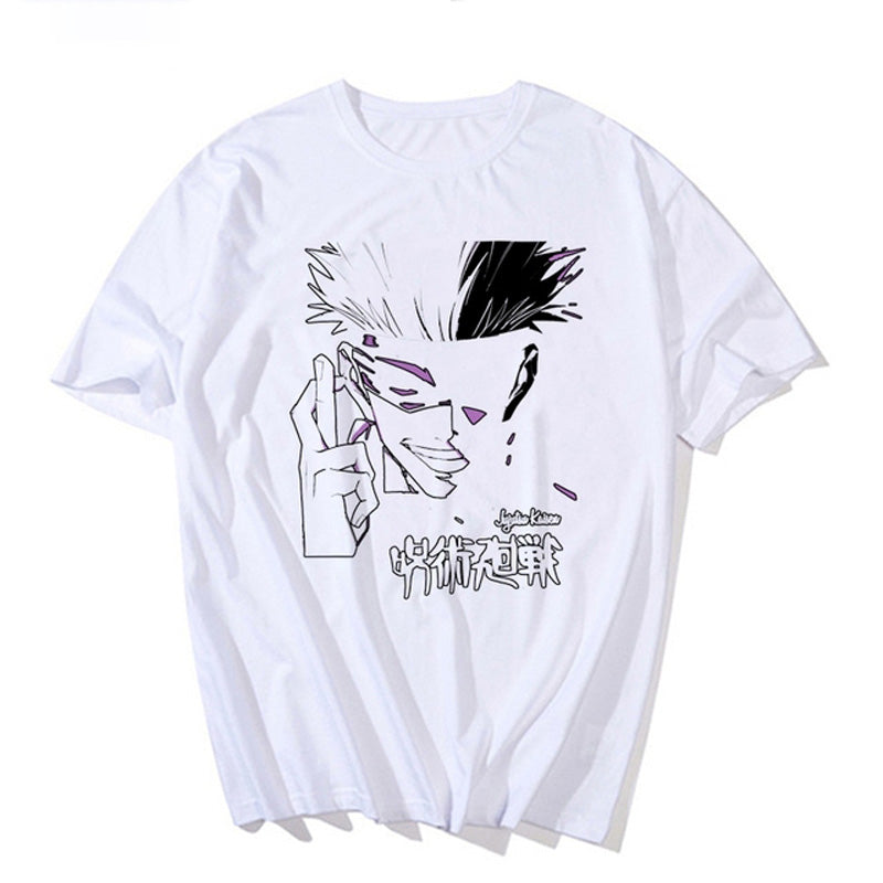 Jujutsu Kaisen Gojo Satoru Print Cotton T shirt