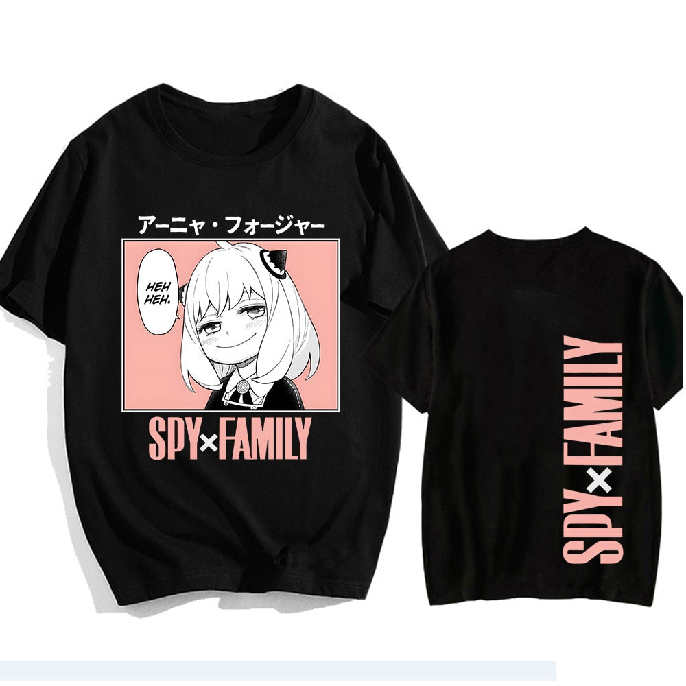 Anime Spy X Family Anya Forger Kawaii T shirt