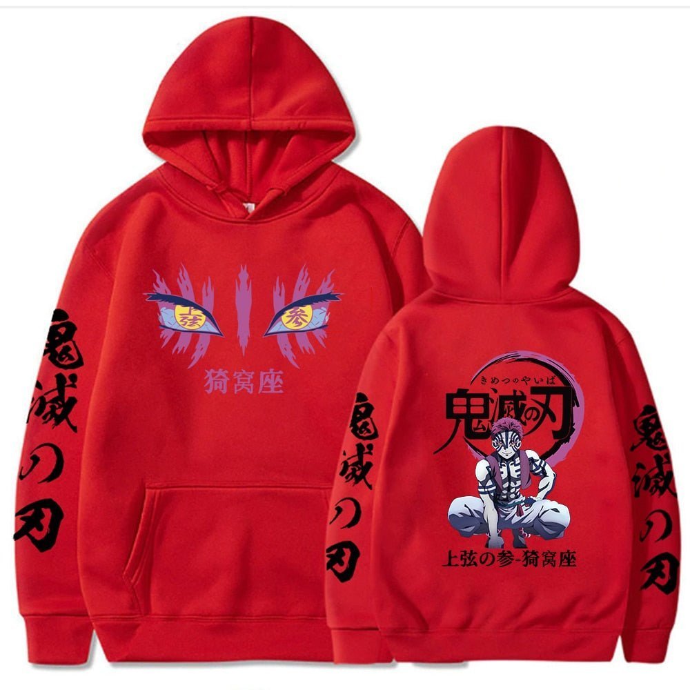 Anime Demon Slayer Akaza Unisex Hoodie