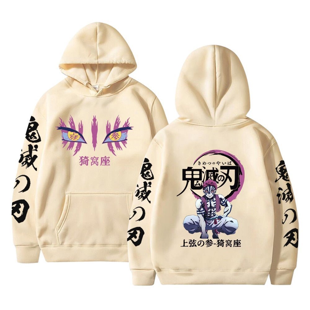 Anime Demon Slayer Akaza Unisex Hoodie