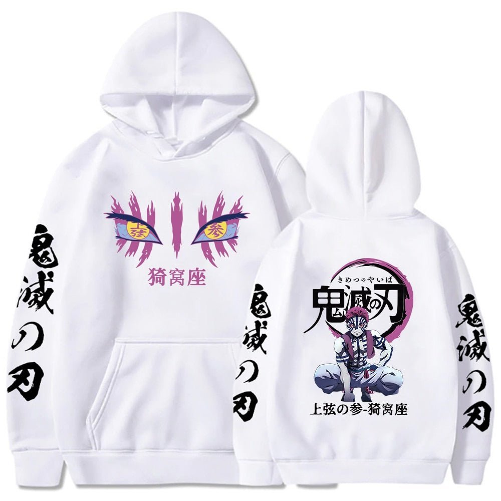 Anime Demon Slayer Akaza Unisex Hoodie