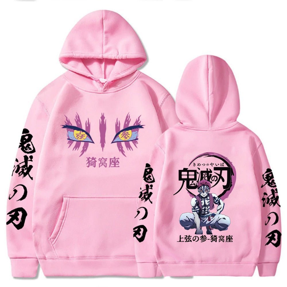 Anime Demon Slayer Akaza Unisex Hoodie