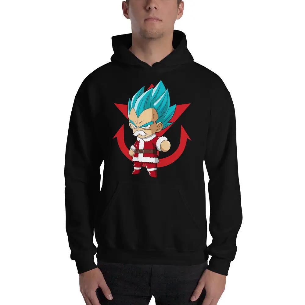 Christmas Dragon Ball Super Saiyan Vegeta God Blue Hoodie - KM0038HO