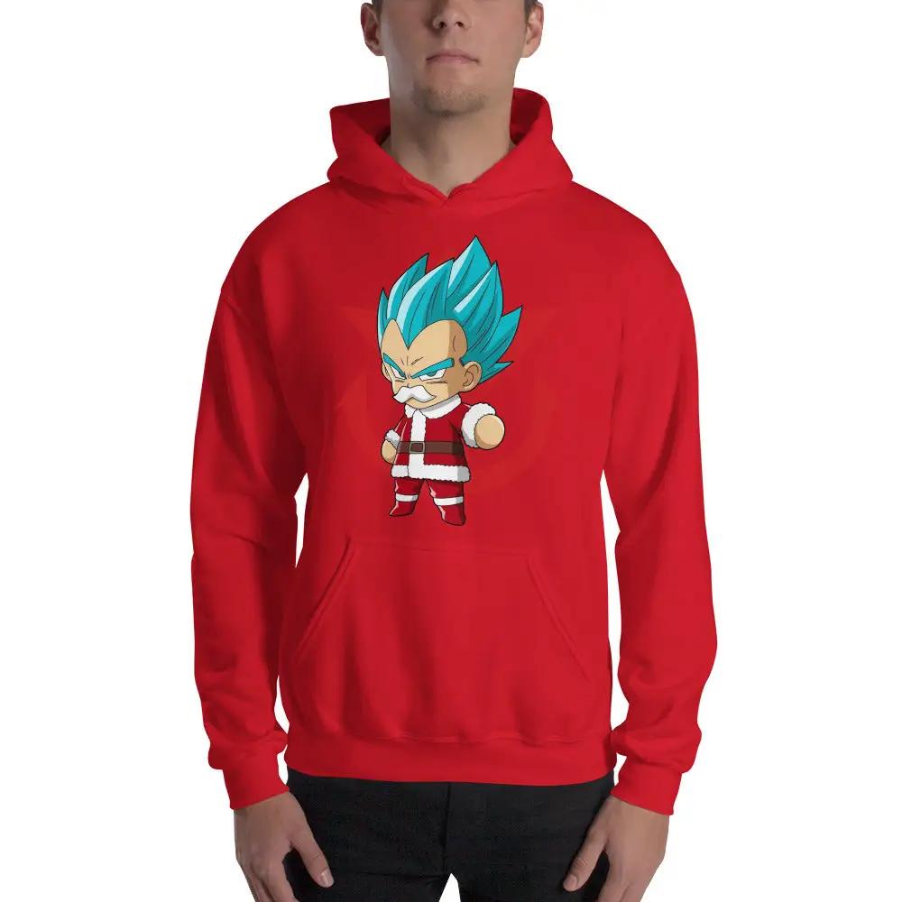 Christmas Dragon Ball Super Saiyan Vegeta God Blue Hoodie - KM0038HO