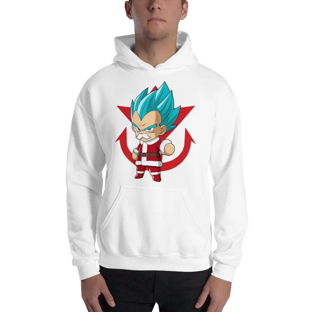 Christmas Dragon Ball Super Saiyan Vegeta God Blue Hoodie - KM0038HO