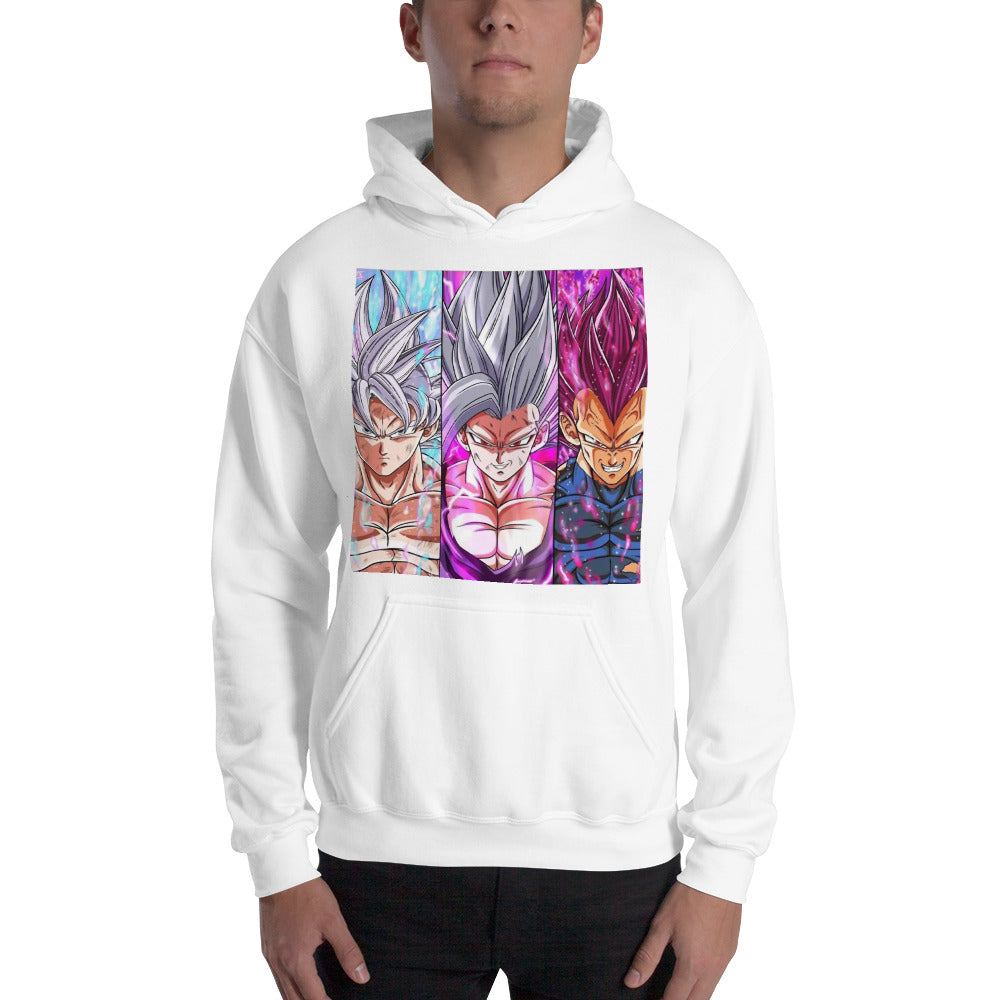 Super Saiyan Goku UI, Gohan Beast and Vegeta MUI Hoodie - KM0115HO