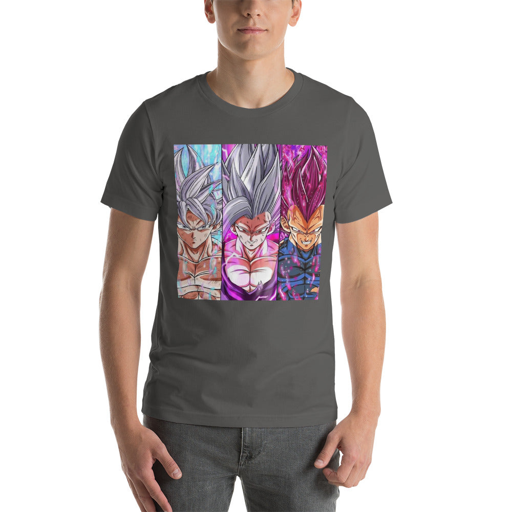 Super Saiyan Goku UI, Gohan Beast and Vegeta MUI T Shirt - KM0115TS