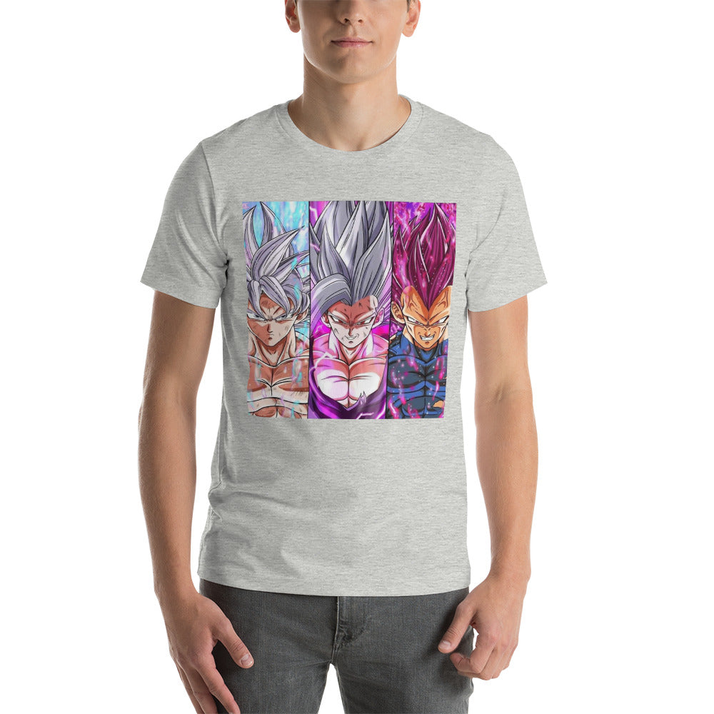 Super Saiyan Goku UI, Gohan Beast and Vegeta MUI T Shirt - KM0115TS