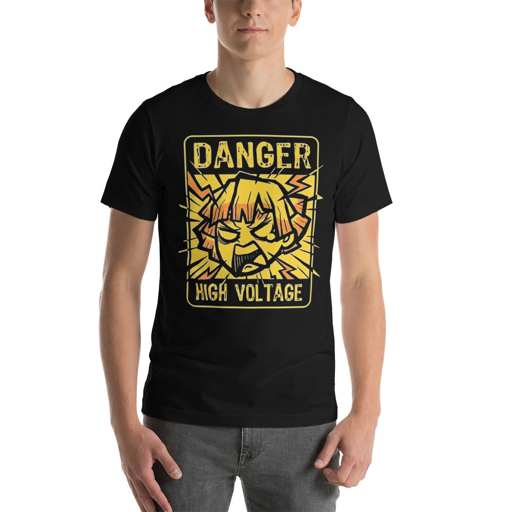 Demon Slayer Kimetsu No Yaiba Zenitsu High Voltage T Shirt - KM0127TS