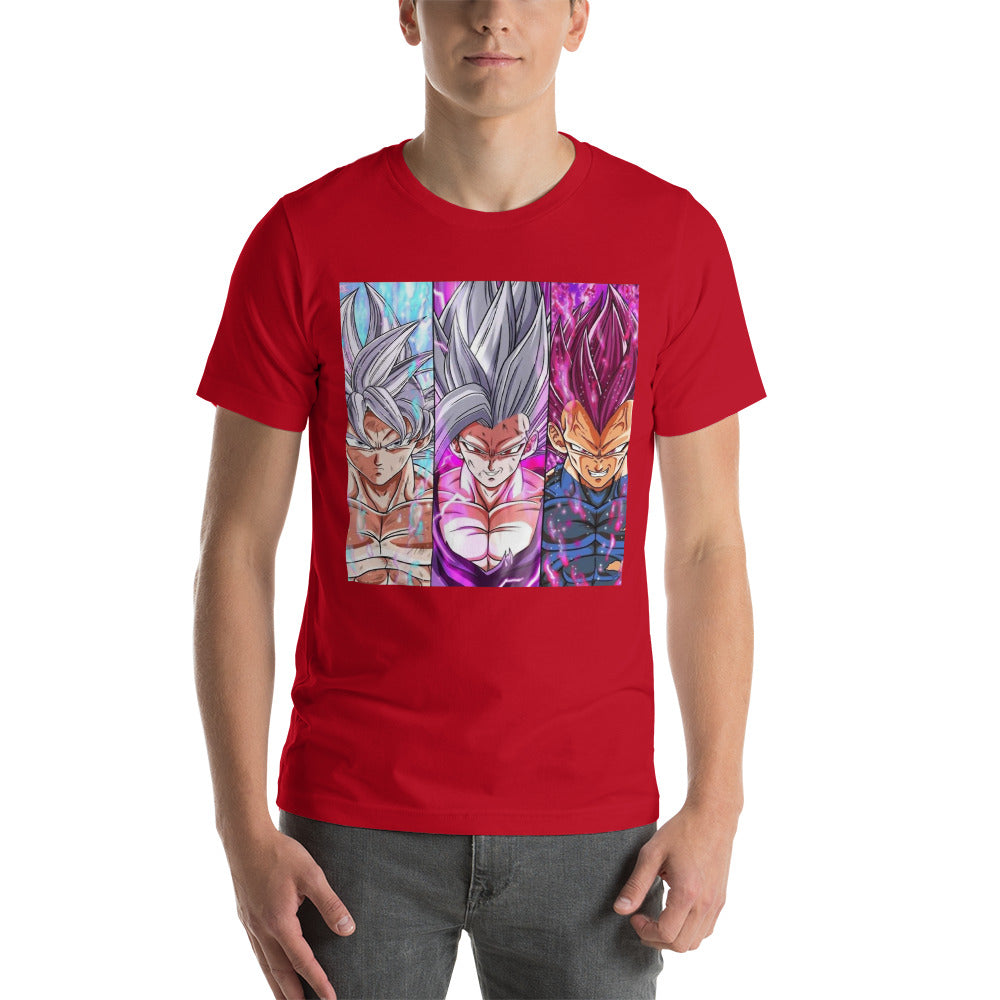 Super Saiyan Goku UI, Gohan Beast and Vegeta MUI T Shirt - KM0115TS
