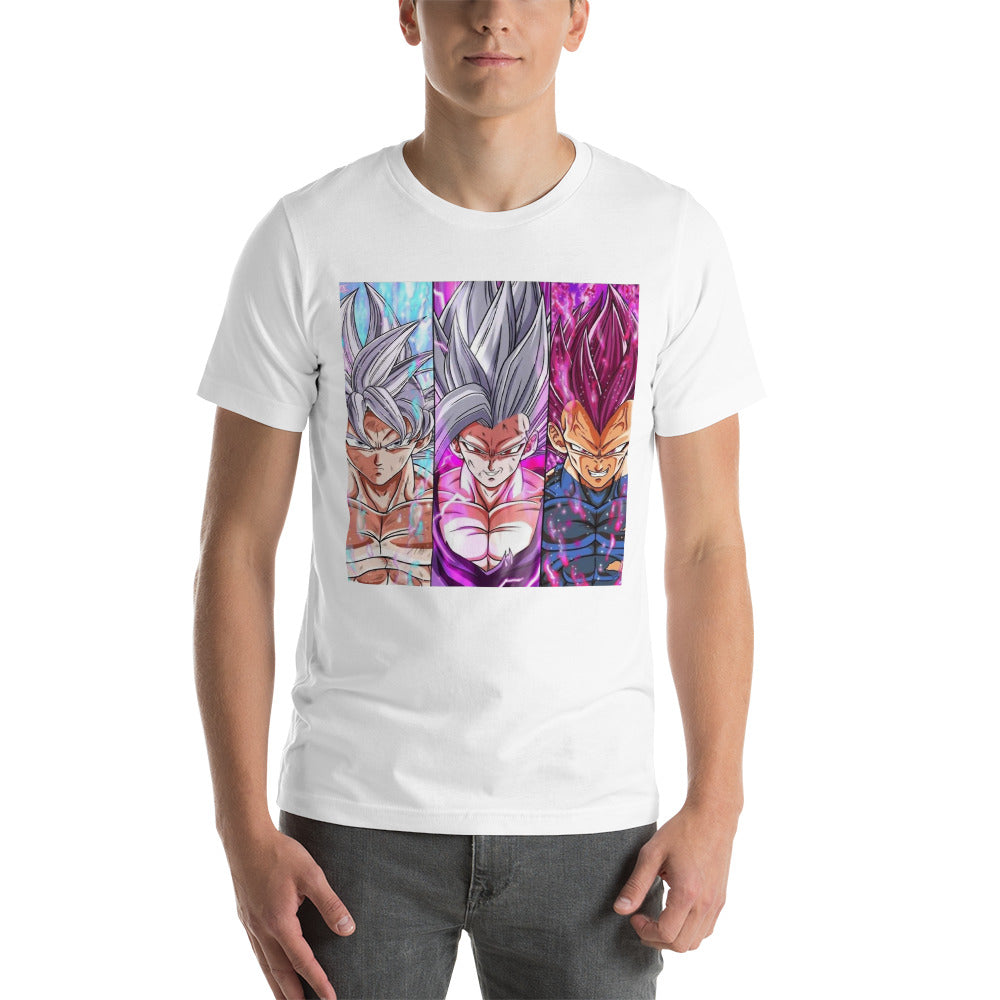 Super Saiyan Goku UI, Gohan Beast and Vegeta MUI T Shirt - KM0115TS