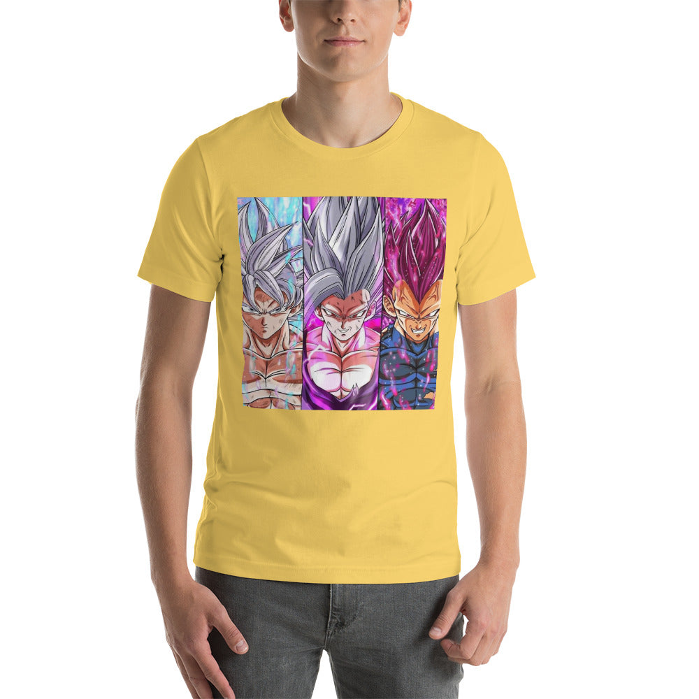 Super Saiyan Goku UI, Gohan Beast and Vegeta MUI T Shirt - KM0115TS