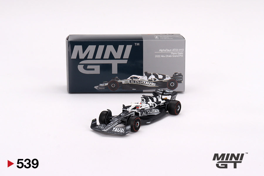 MiniGT 1:64 F1 AlphaTauri AT03 #10 Pierre Gasly 2022 Abu Dhabi Grand Prix - MiJo Exclusive #539