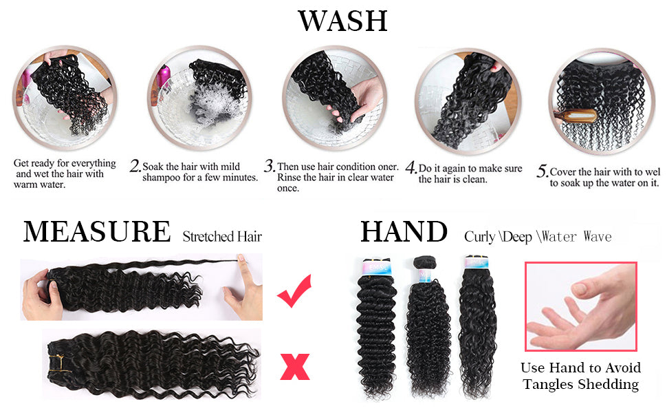 how to wash curly weave