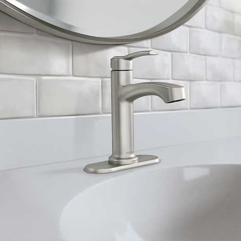 Moen Laken Single Hole Bathroom Faucet