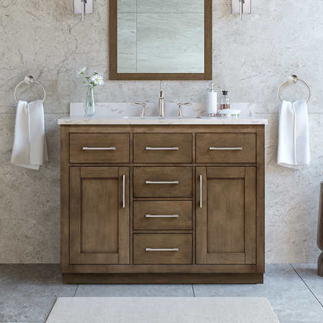 OVE Decors Alonso Bath Vanity in Brown