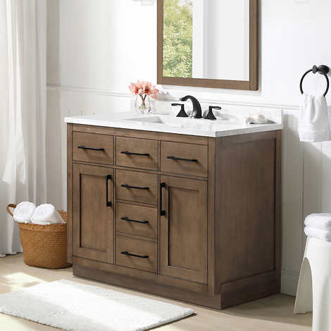 OVE Decors Alonso Bath Vanity in Brown