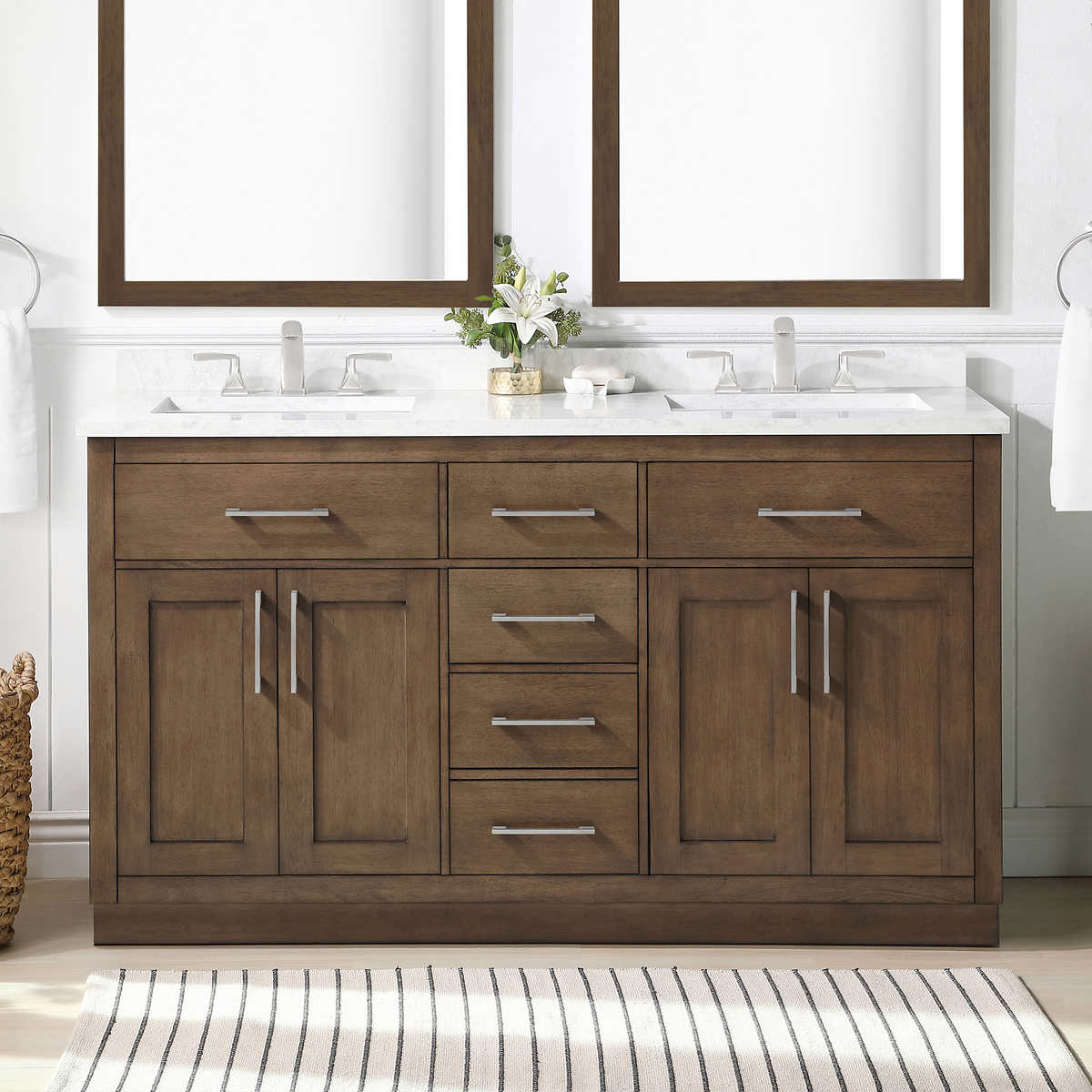 OVE Decors Alonso Bath Vanity in Brown