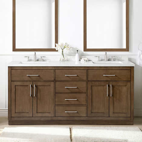 OVE Decors Alonso Bath Vanity in Brown