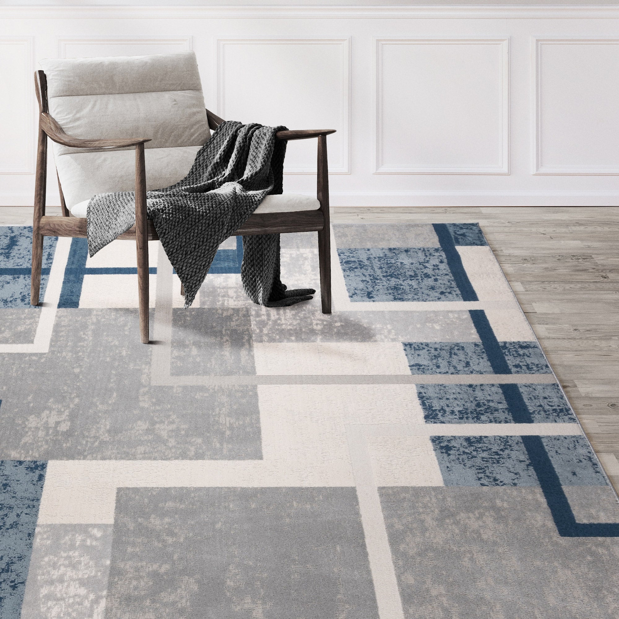 Eden Area Rug or Runner, Abstract Geo