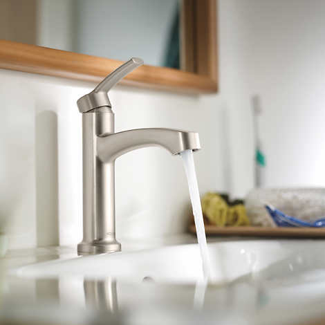 Moen Laken Single Hole Bathroom Faucet