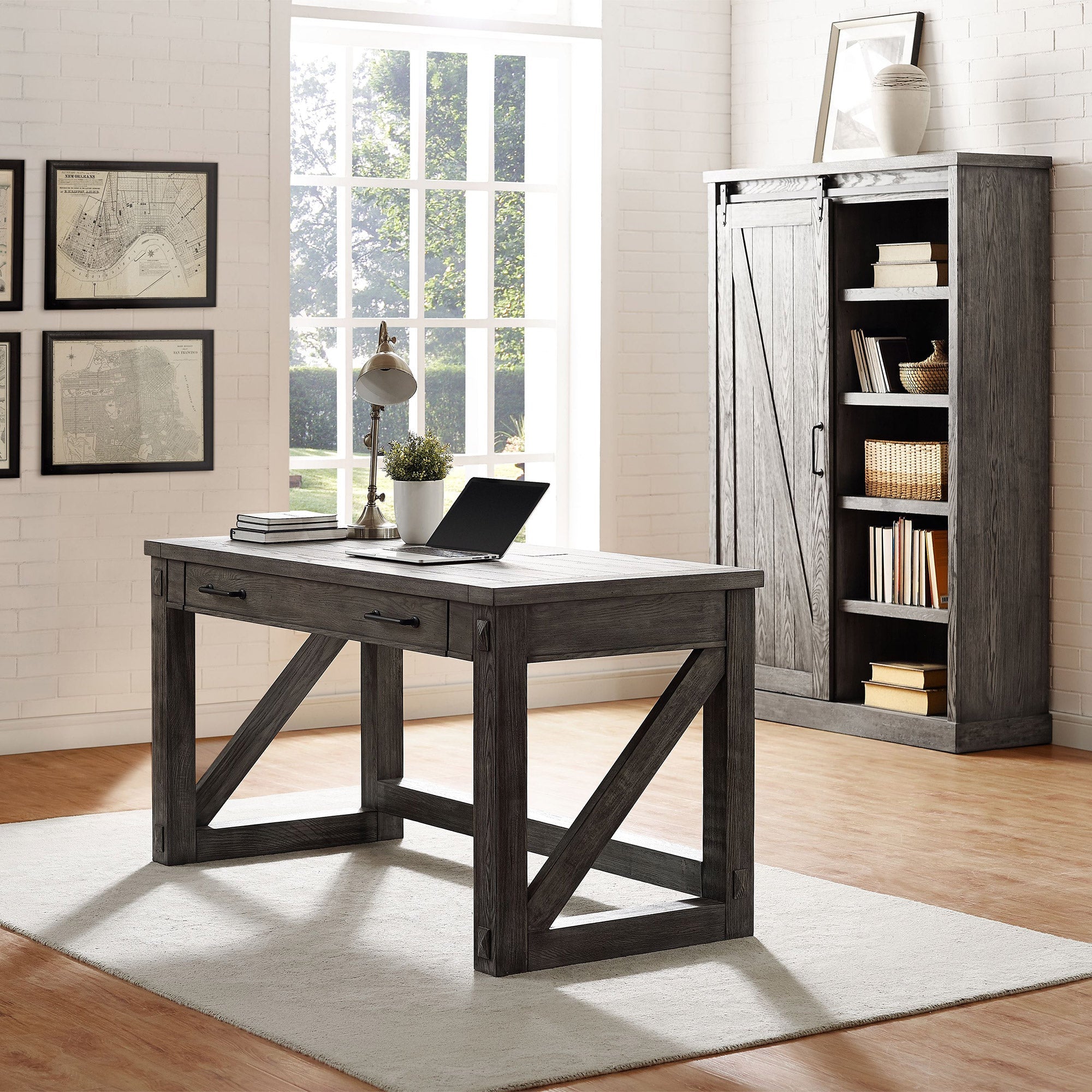 Arona Desk Bookcase Suite