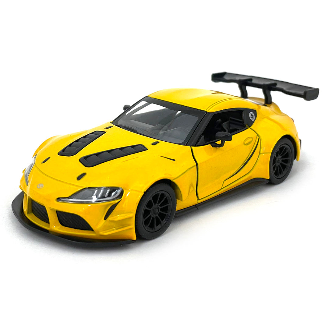 2022 Toyota GR Supra Racing Concept 1:38 Scale Diecast Model Yellow by Kinsmart