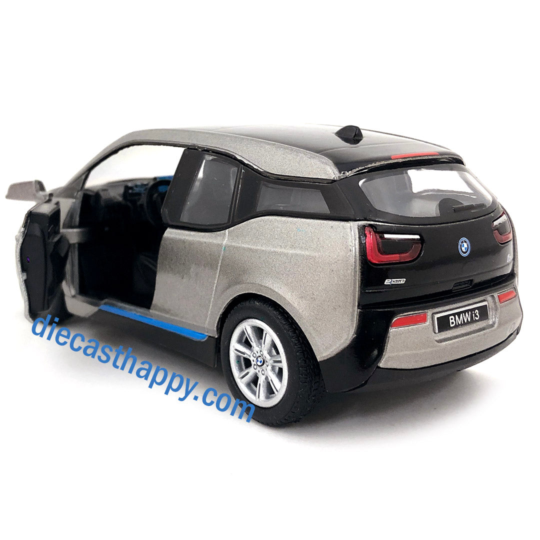 BMW i3 1:32 Scale Diecast Model Gray by Kinsmart