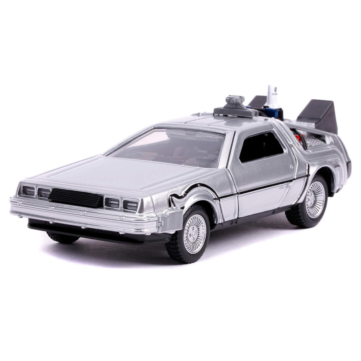 1983 Delorean DMC Back to the Future Part II Time Machine 1:32 Scale Diecast Model by Jada 30541