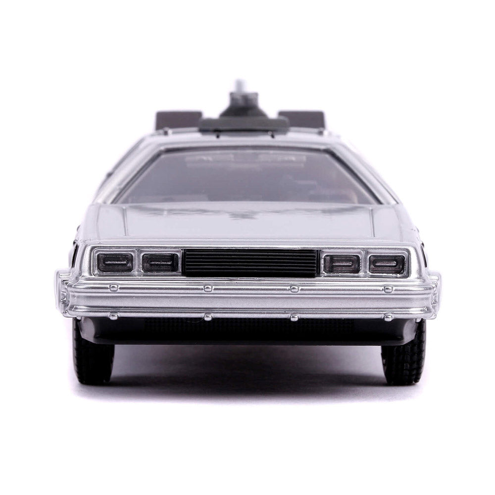 1983 Delorean DMC Back to the Future Part II Time Machine 1:32 Scale Diecast Model by Jada 30541