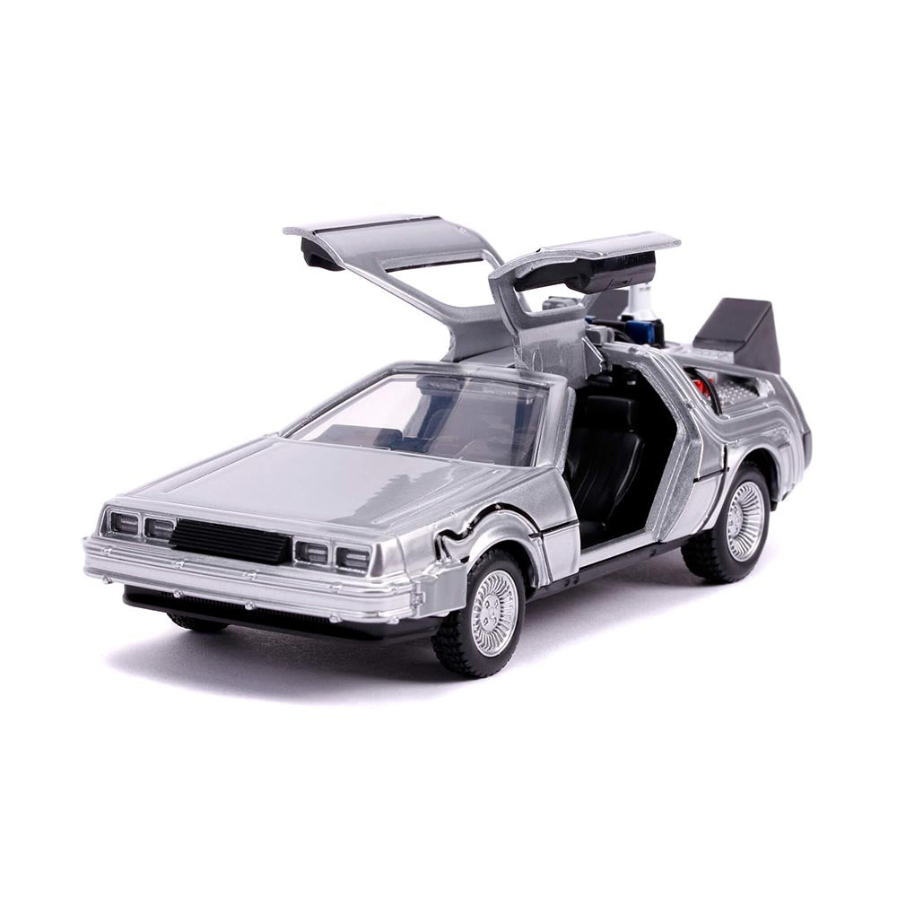 1983 Delorean DMC Back to the Future Part II Time Machine 1:32 Scale Diecast Model by Jada 30541