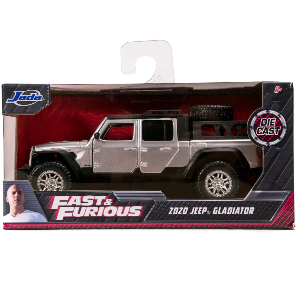 Fast & Furious 2020 Jeep Gladiator 1:32 Scale Diecast Model Silver by Jada 32031