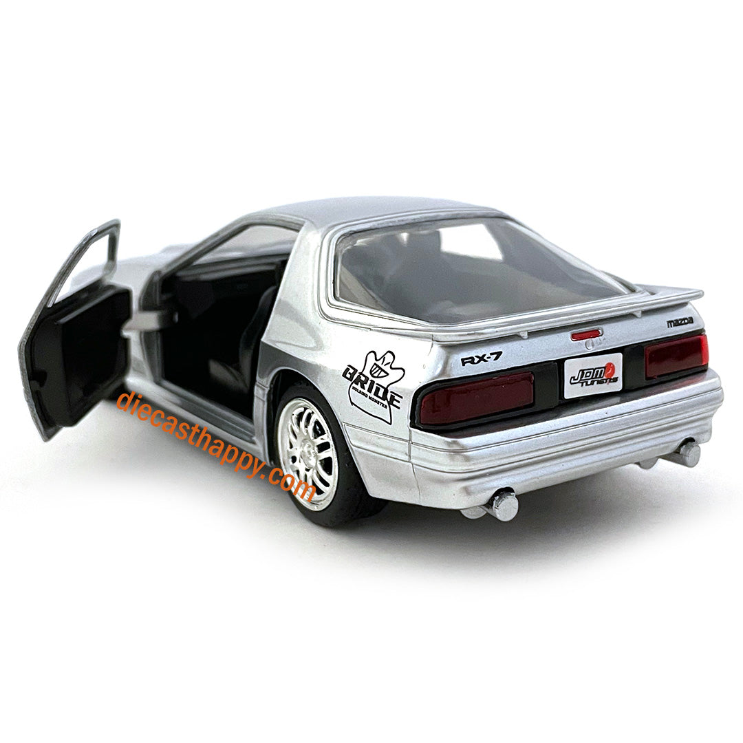 JDM Tuners 1985 Mazda RX-7 FC3S 1:32 Scale Diecast Model Silver by Jada 30966