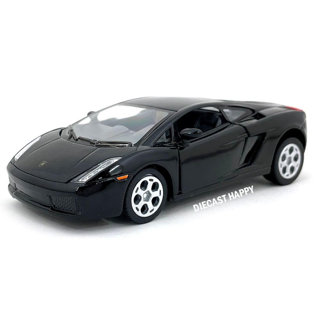 Lamborghini Gallardo 1:32 Scale Diecast Model Red/Orange/Yellow/Black by Kinsmart (SET OF 4)