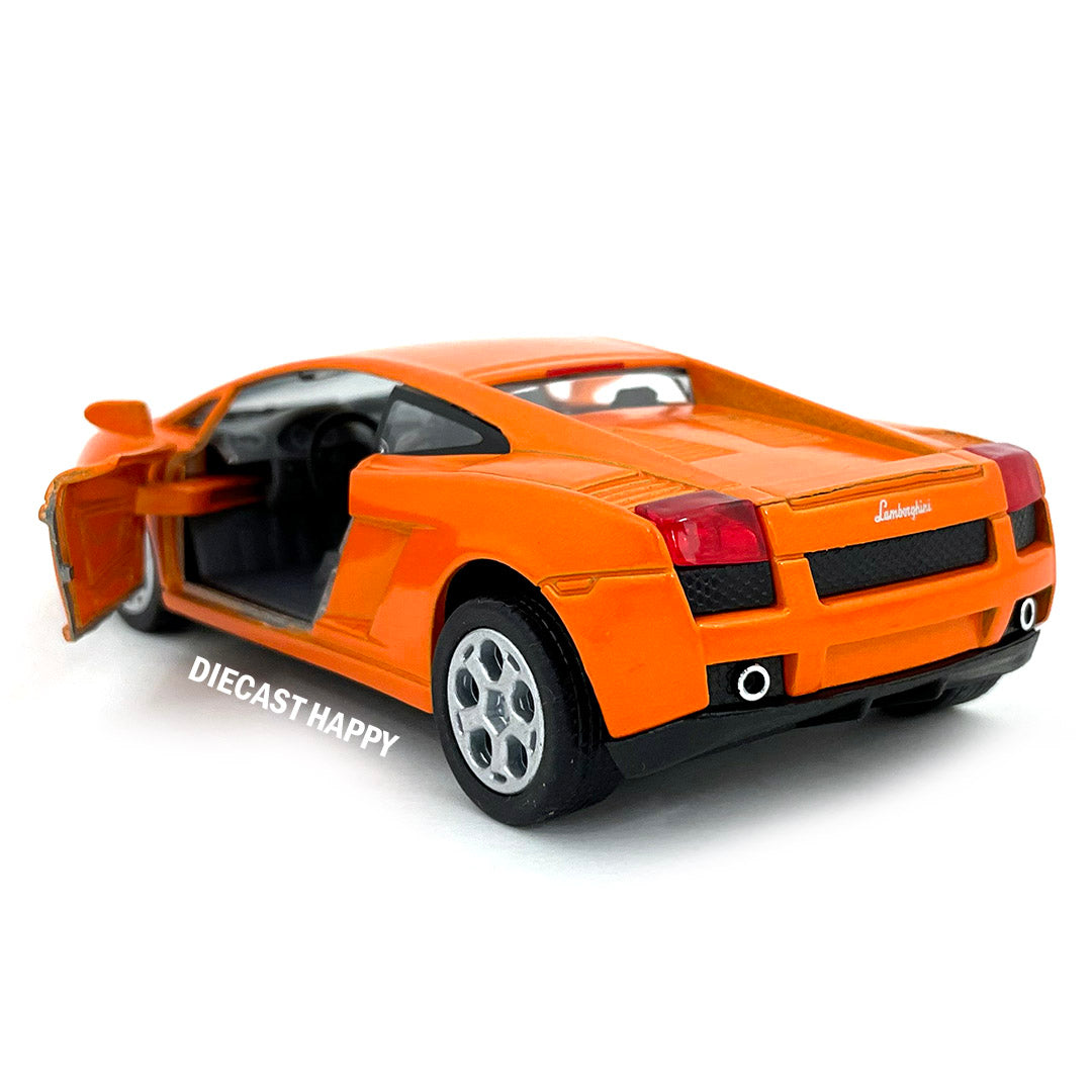 Lamborghini Gallardo 1:32 Scale Diecast Model Red/Orange/Yellow/Black by Kinsmart (SET OF 4)