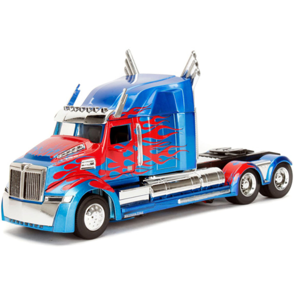 TRANSFORMERS Optimus Prime Western Star 5700 XE Phantom 1:24 Scale Diecast Model by Jada 98403