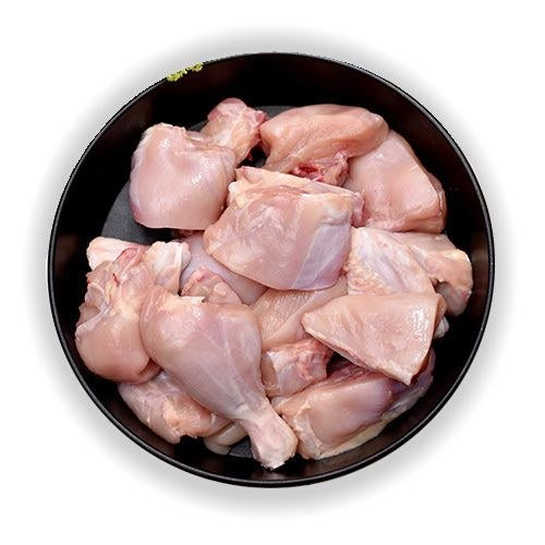 Halal Full Chicken Cut-Up Skinless
