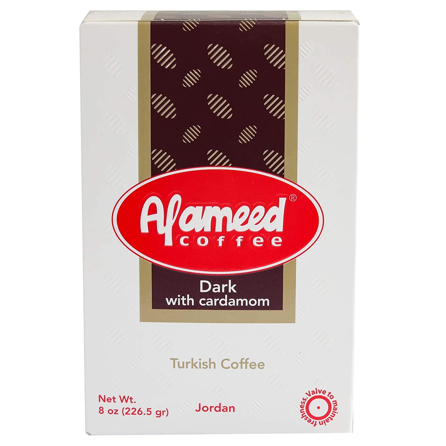 Alameed Coffee - Dark Roast (Cardamom) 8 Oz