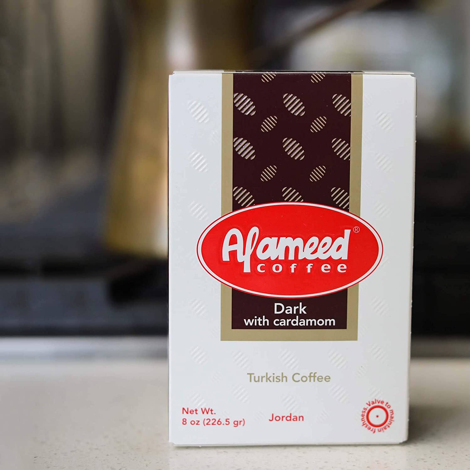 Alameed Coffee - Dark Roast (Cardamom) 8 Oz