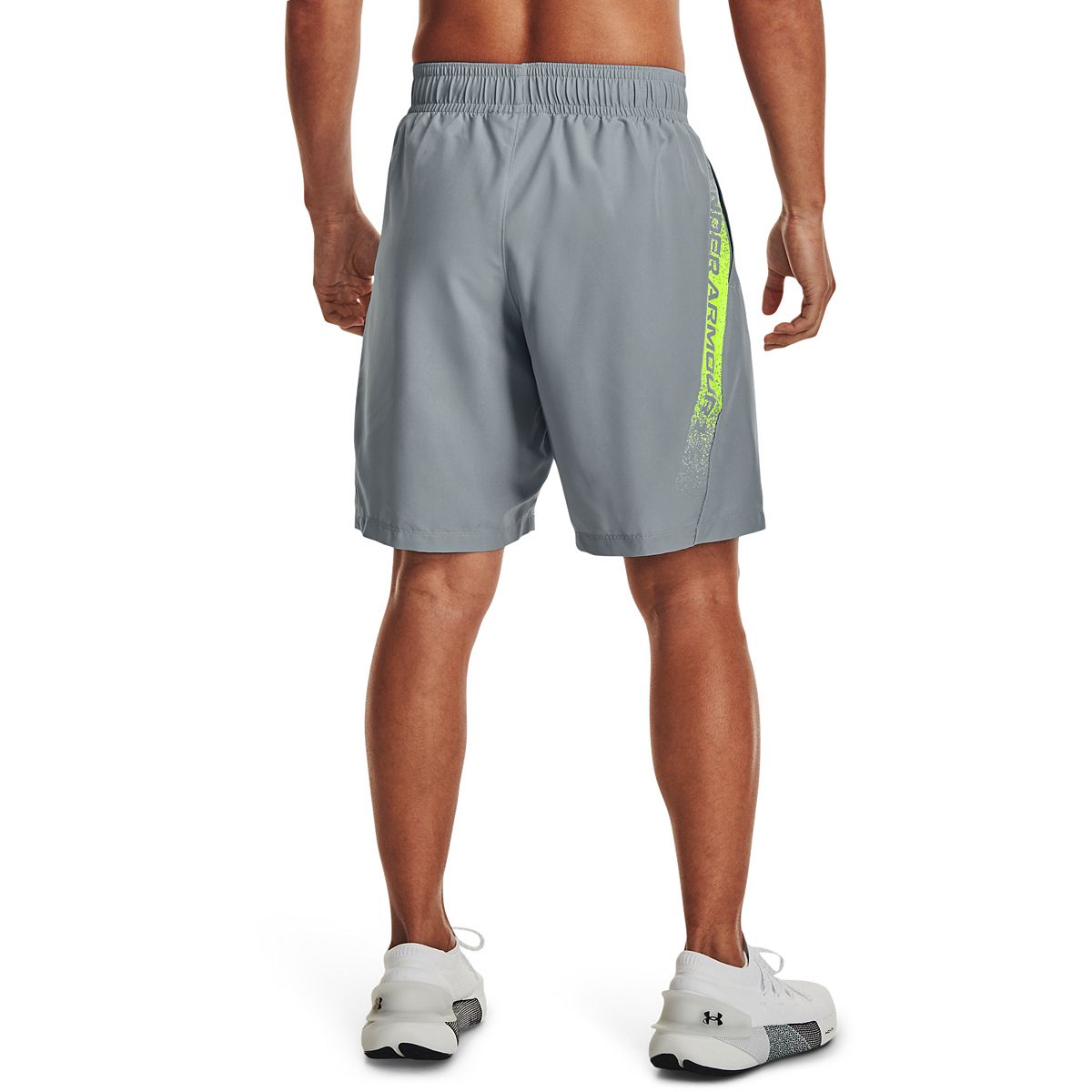 ua woven graphic shorts