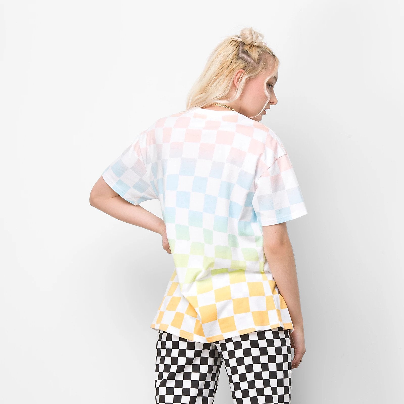 Wavy Check Popsicle Tie Dye Shirt