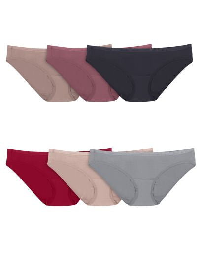 Microfiber Bikini Panty Assorted 6 Pack