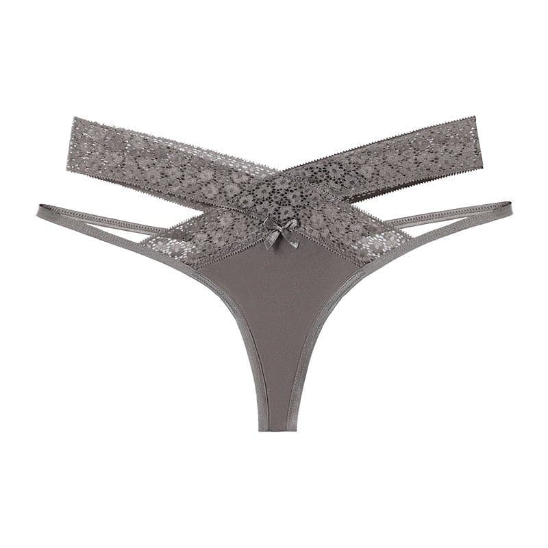 Hollow Out Sensual Thongs - Luxury Silk G-String Panties with Alluring Hollow Out Detailing