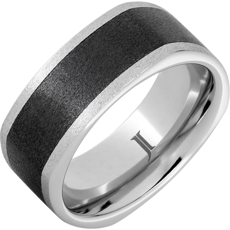 Stone Cubist - Serinium? and Black Diamond CeramicTM Ring