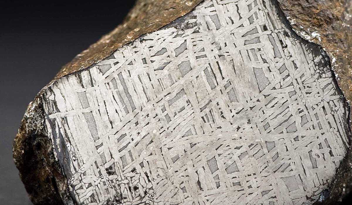 Unique texture of meteorite